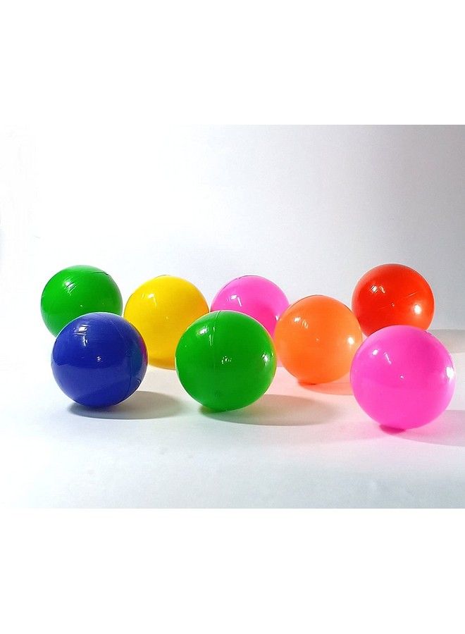 EEVOVEE 50 Pcs 4 Cm Soft & Safe Multi Colour Fun Packed Pool Balls For Kids. 8 Colorful Stimulating Easy To Grasp Softball With Soft Edged Balls.(Bpa Free Non Toxic Balls Isi 9873 Safety Certified) - Image 5