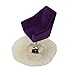 iLAND Dollhouse Furniture and Accessories Set Miniature Swivel Chair Carpet Modern for Dollhouse Livingroom Purple - Image 2