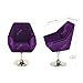 iLAND Dollhouse Furniture and Accessories Set Miniature Swivel Chair Carpet Modern for Dollhouse Livingroom Purple - Image 4
