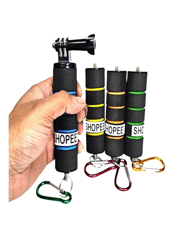 SHOPEE Hand Grip, Pole Mount Handle Grip Compatible with Hero 12/11/10/9 /8/7 /6/5 Max Session 4 3+, Handle Mount Accessories Compatible with All Action Camera (1pcs Random Color) - Image 2