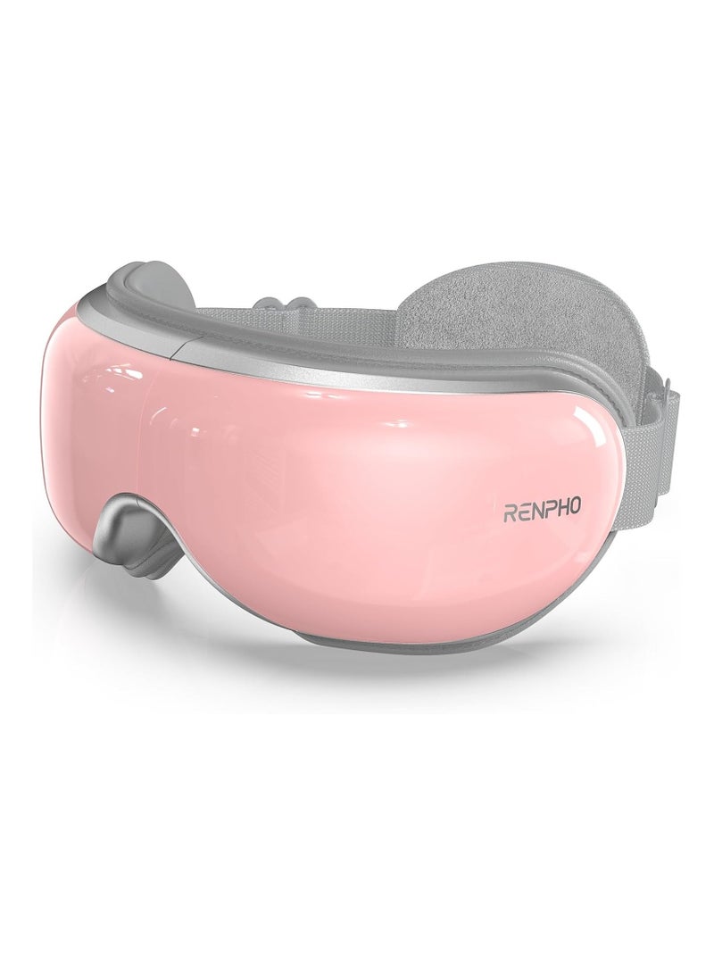RENPHO Voice Controlled Eye Massager for Migraines, Bluetooth Music Heated Eye Care Machine, Relax & Reduce Eye Strain Dark Circles Eye Bags - Image 1