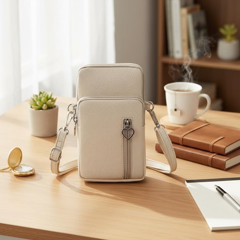 JANKS Small Crossbody Bag for Women - Mini Phone Purses with Crossbody Strap and Wallet - Nylon Arm Bag - Image 3