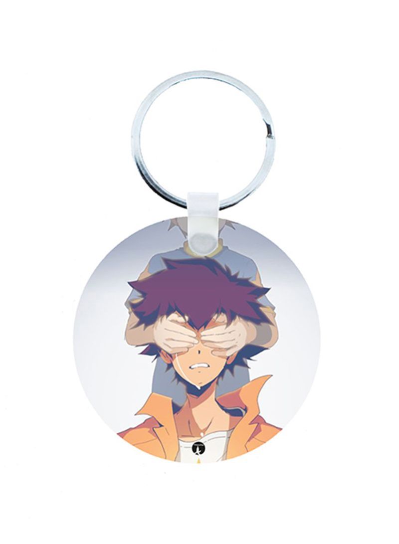 RKN Digimon Anime Wooden Keychain