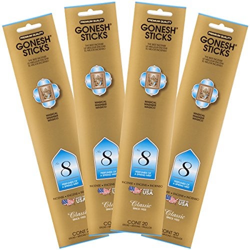 Gonesh Classic #8 Incense - 4 Pack - Image 1