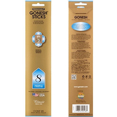 Gonesh Classic #8 Incense - 4 Pack - Image 2