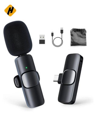 Mini Lavalier Microphone Clip-on Omnidirectional Mic Transmitter Receiver D11123-1—JA Black - pzsku/ZABE32B1A16A743265895Z/45/_/1734097658/732b8092-c000-4ba7-a836-734fc1d0270d