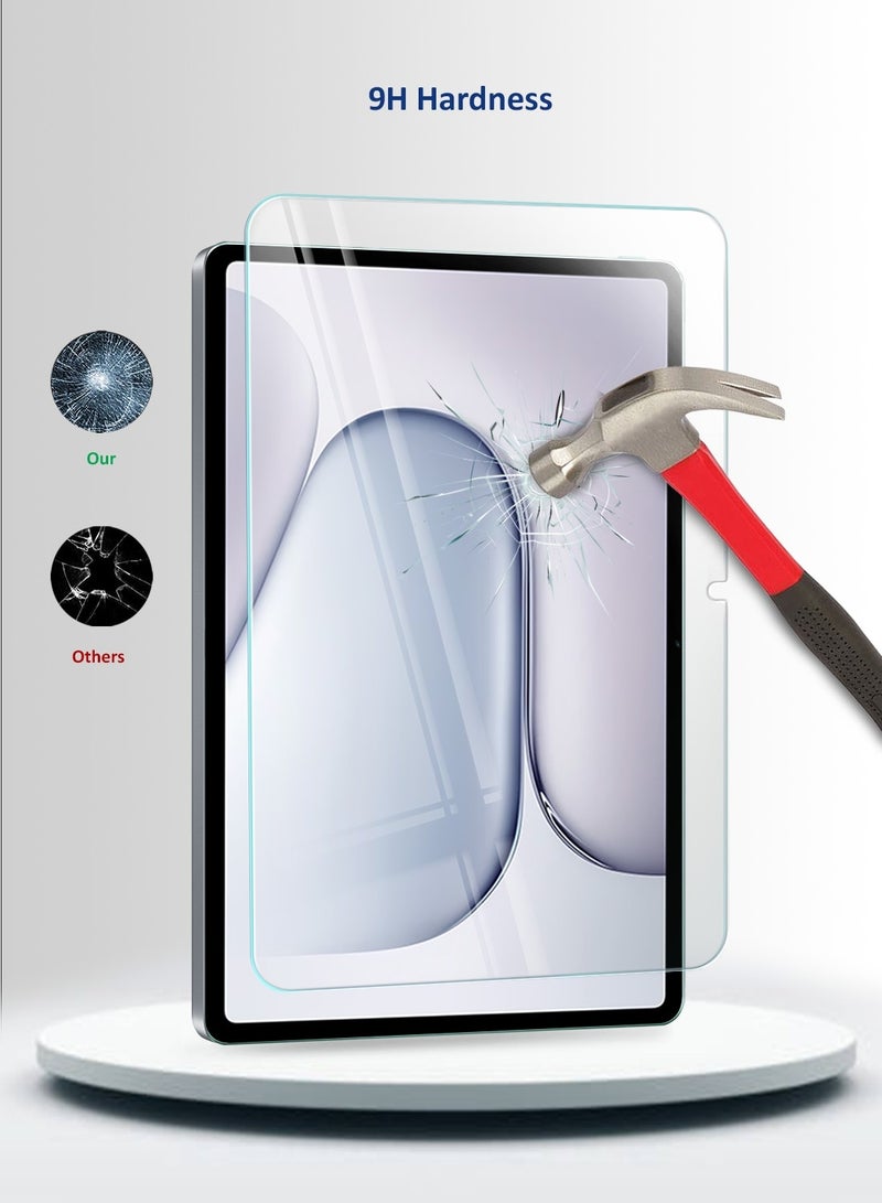 Wtech [2 Pack] Honor Pad 20 / Honor Pad 20 Pro / Honor Pad 20 Paperlike Edition (12.1 inches) Premium Series Curved Edges 9H HD Full Cover Tempered Glass Tablet Screen Protector - Clear - Image 4