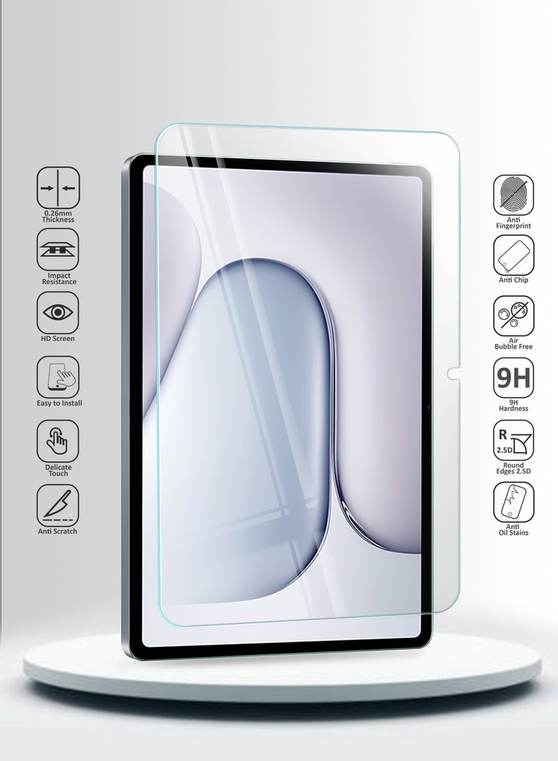 Wtech [2 Pack] Honor Pad 20 / Honor Pad 20 Pro / Honor Pad 20 Paperlike Edition (12.1 inches) Premium Series Curved Edges 9H HD Full Cover Tempered Glass Tablet Screen Protector - Clear - Image 2
