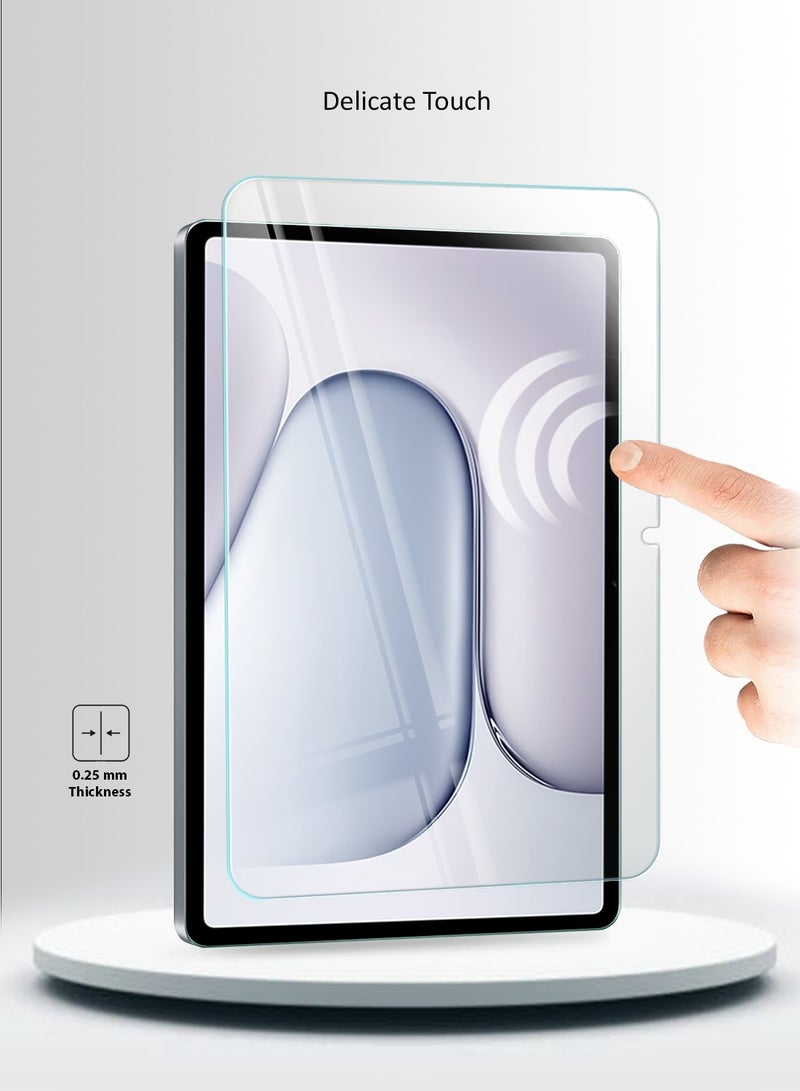Wtech [2 Pack] Honor Pad 20 / Honor Pad 20 Pro / Honor Pad 20 Paperlike Edition (12.1 inches) Premium Series Curved Edges 9H HD Full Cover Tempered Glass Tablet Screen Protector - Clear - Image 3