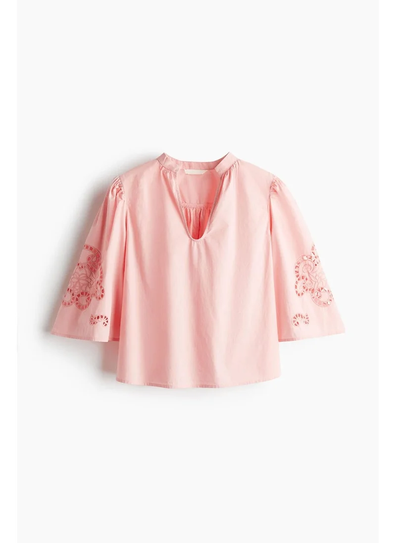 H&M Broderie anglaise blouse