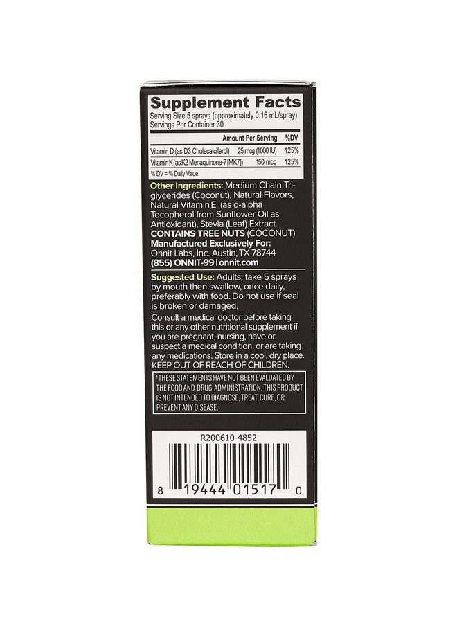 Onnit - Labs Passion Fruit Guava Vitamin D3 Spray With Vitamin K2 0.8 Fz - Image 1