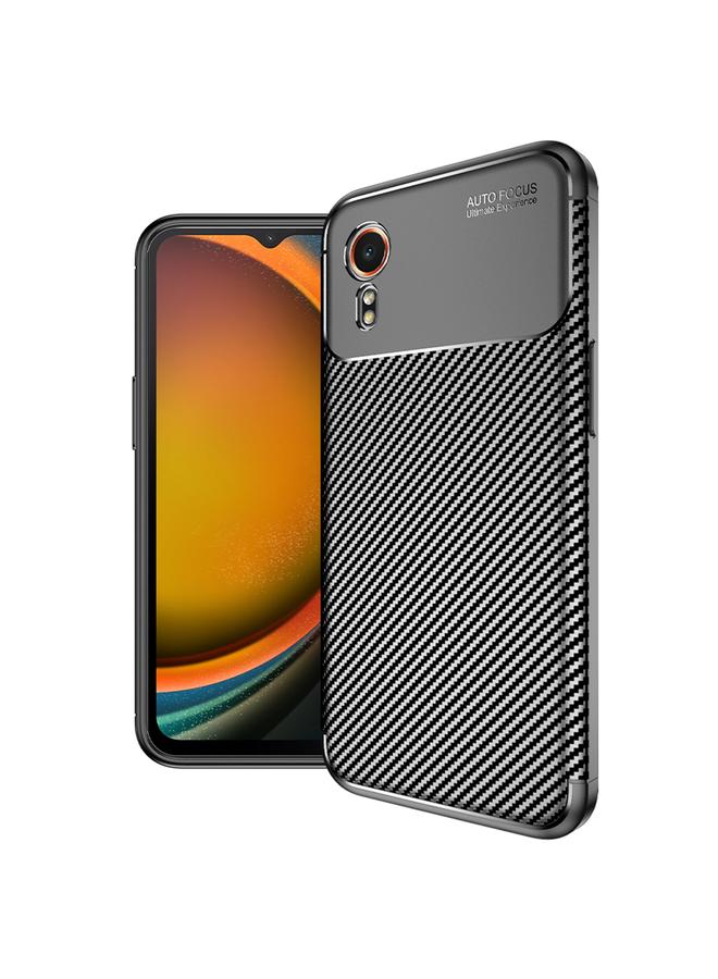 S-TOP Case For Samsung Galaxy Xcover7 Carbon Fiber Texture Shockproof TPU Phone Case - Image 1