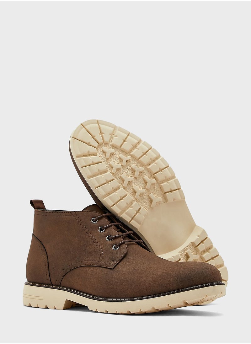 Robert Wood - Casual Lace Up Boots - Image 1