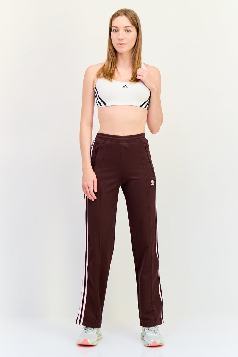 adidas Originals Women Sportswear Fit Drawstring Training Track Pants, Chocolate - Image 2