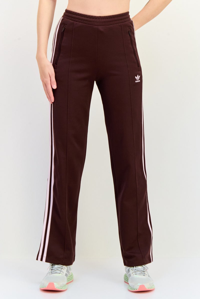adidas Originals Women Sportswear Fit Drawstring Training Track Pants, Chocolate - Image 1