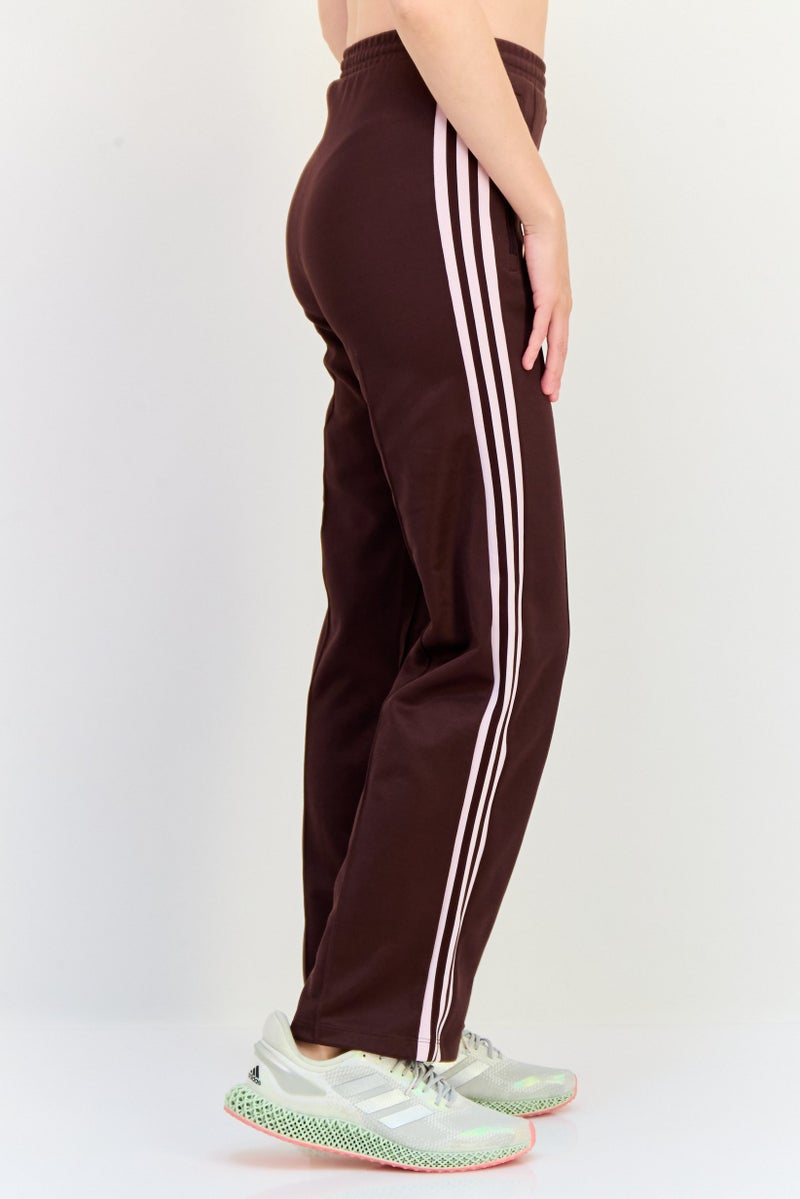 adidas Originals Women Sportswear Fit Drawstring Training Track Pants, Chocolate - Image 4