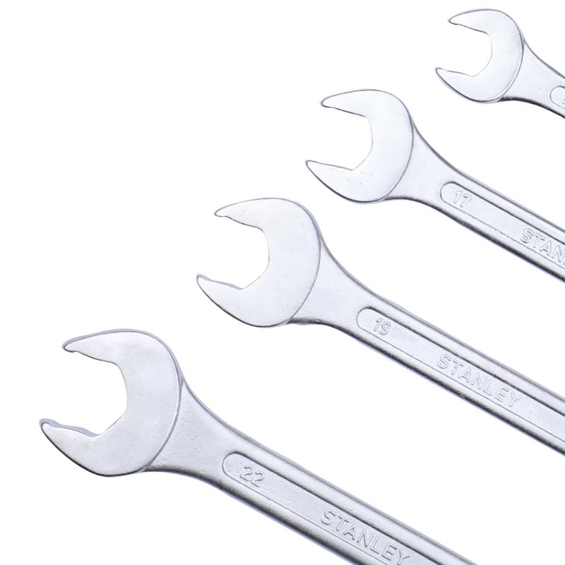 STANLEY 70964E 12piece Chrome Vanadium Steel Combination Spanner Set with MaxiDrive System AntiSlip AntiCorrosion properties GREY - Image 4