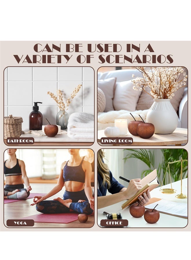 Wooden Fruit Aromatherapy Scent Diffuser Decor Home Fragrance Ornament - Image 5