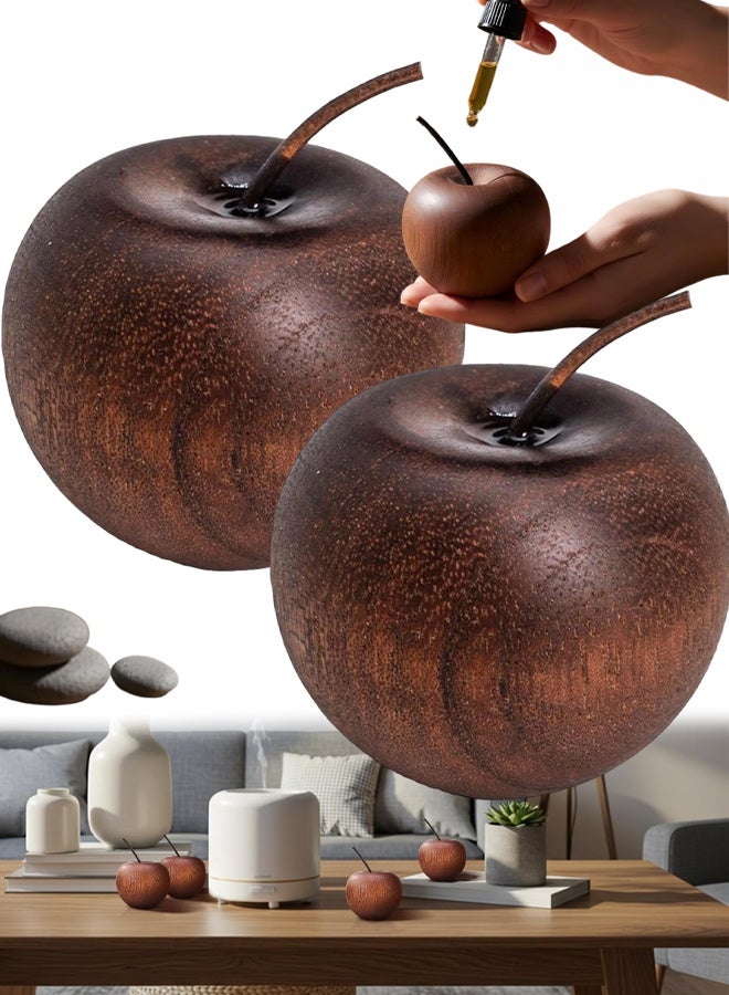 Wooden Fruit Aromatherapy Scent Diffuser Decor Home Fragrance Ornament - Image 1