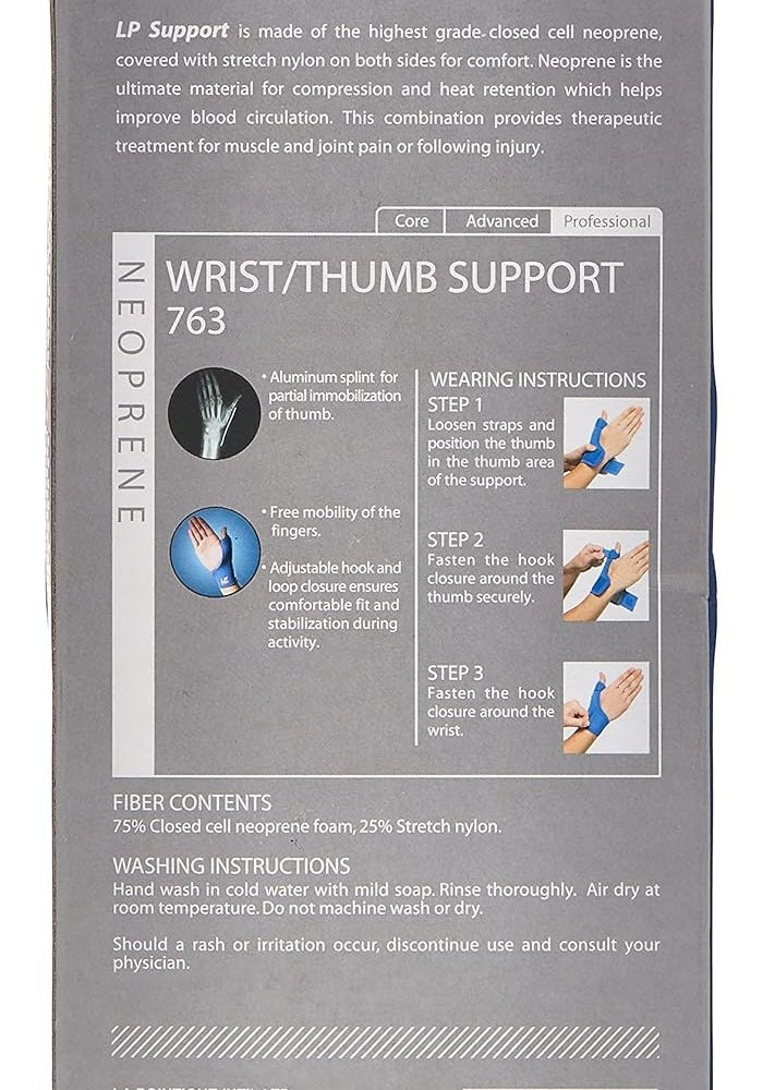 LP Support 763 Wrist and Thumb Support, Tan - Image 2