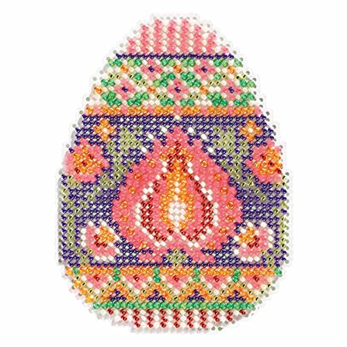 Mill Hill Lotus Egg Beaded Cross Stitch Kit Mill Hill 2017 Spring Bouquet MH181712 - Image 5