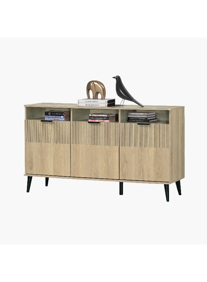 Home Box Movo-Lasero 3 Door Sideboard- Oak - Image 2
