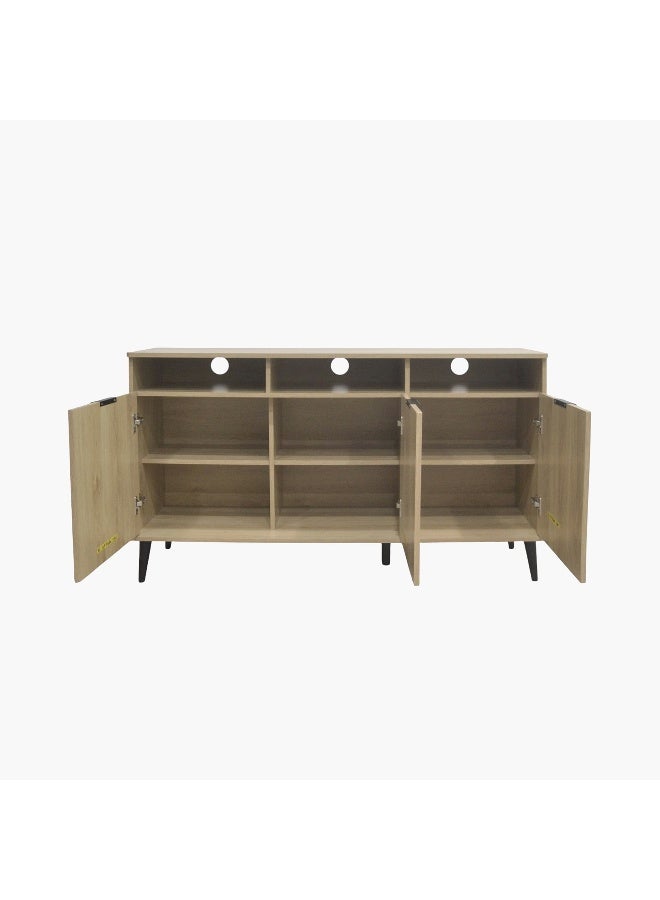 Home Box Movo-Lasero 3 Door Sideboard- Oak - Image 3