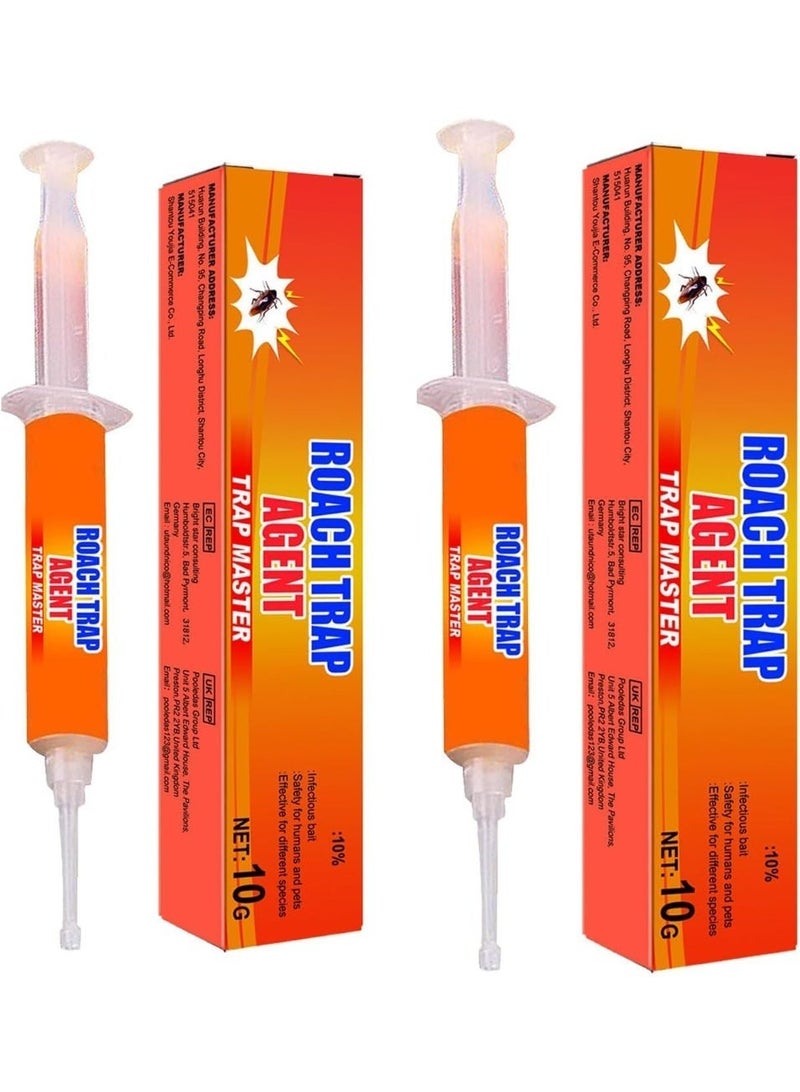 (2PCS)Indoor/Outdoor Roach Traps, Natural Repellent for Cockroaches, Non-Toxic Roach Control