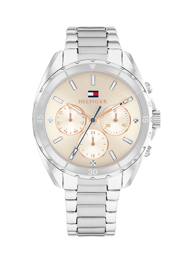 TOMMY HILFIGER ROUND ANALOG WOMEN'S TAUPE CASE WATCH - 1782782 - Image 1