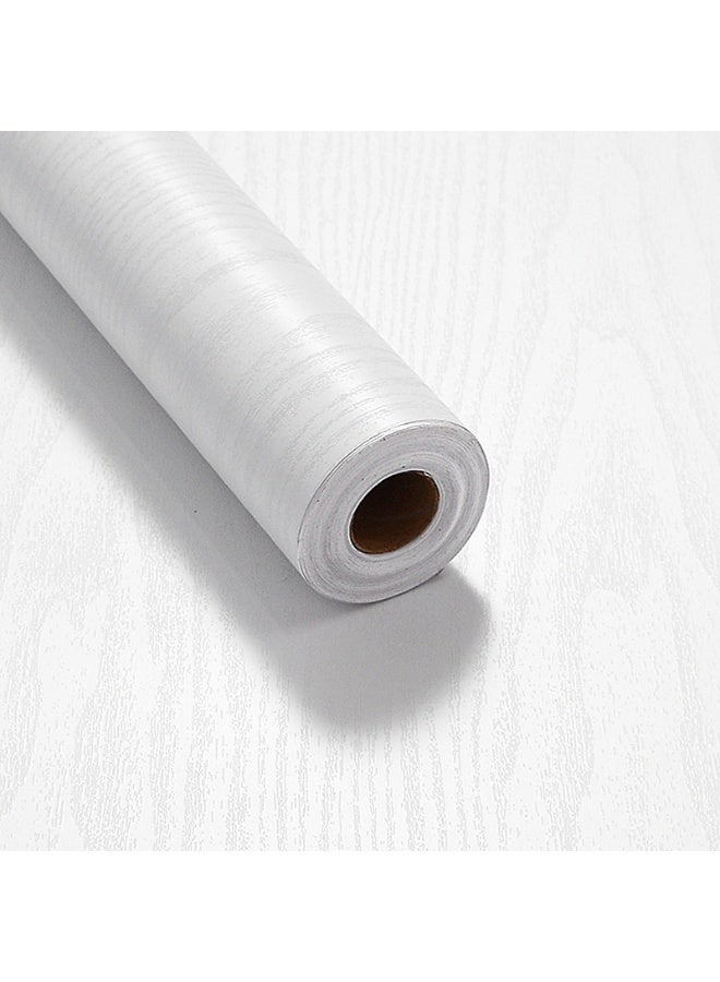 Anna 45cm x 10m Waterproof, Moisture-Proof, and Oil-Proof Faux Wood Grain Self-Adhesive Wallpaper for Home Renovation - Image 1