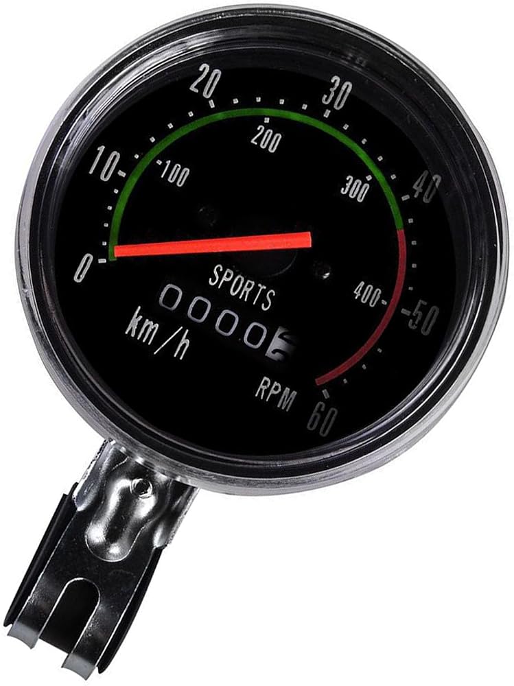 Nurnesy Mechanical Bicycle Speedometer, Precise Universal Round Bicycle Odometer 26 28 29 27.5 Inch Bicycles - Image 5