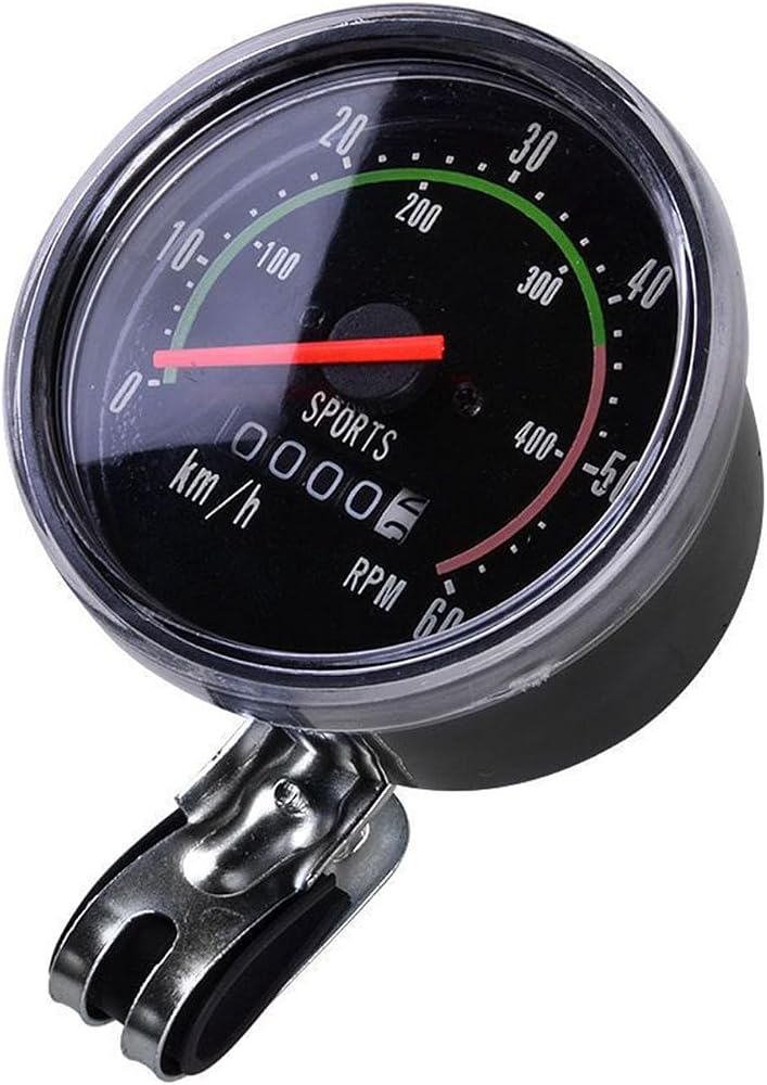 Nurnesy Mechanical Bicycle Speedometer, Precise Universal Round Bicycle Odometer 26 28 29 27.5 Inch Bicycles - Image 2