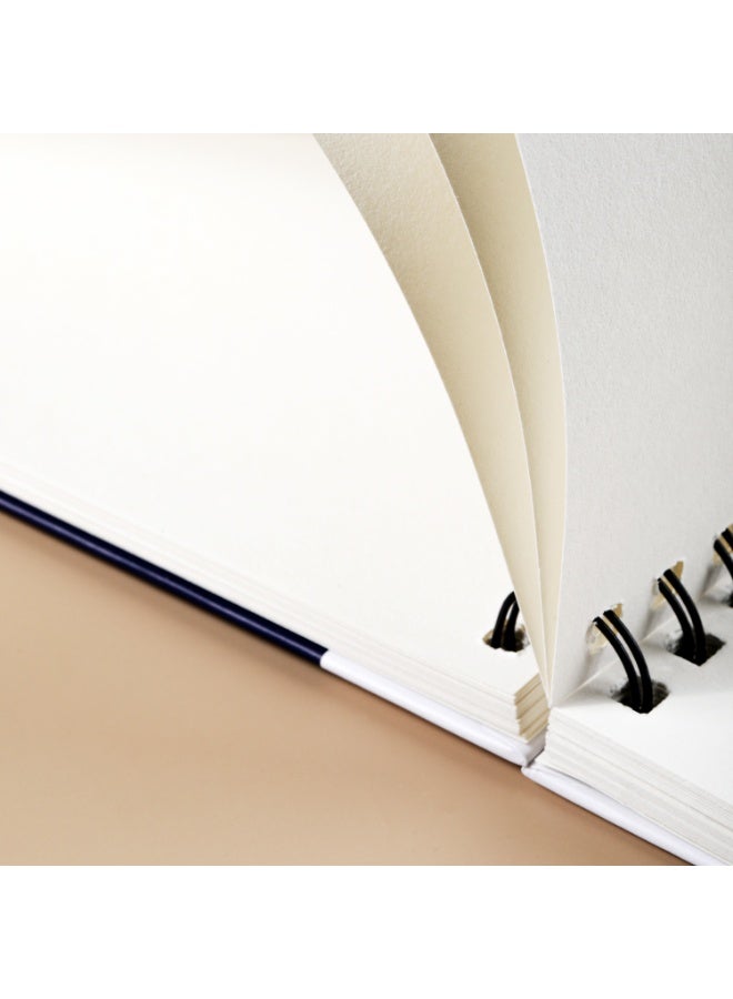 Deli EC275 Finonolo A4 Sketch Book – 60 Sheets, 160gsm Thick Paper, Spiral Bound Drawing Pad with Hard Cover for Artists & Students. - Image 2