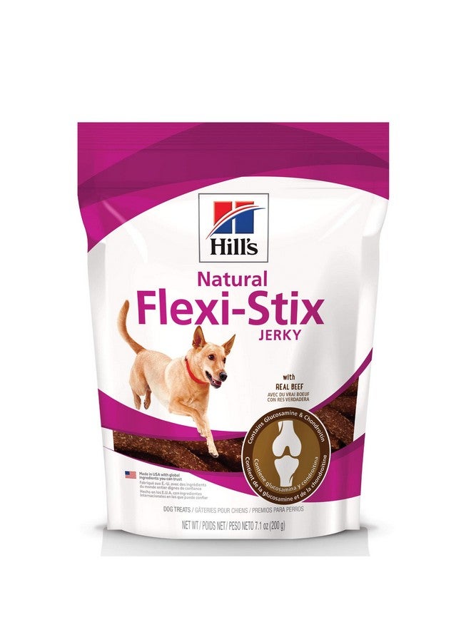 هيلز ناتشورال فليكسي ستيكس جيركي، لجميع مراحل الحياة، طعم رائع، مكافآت للكلاب، لحم بقري، كيس 7.1 أونصة - Image 1