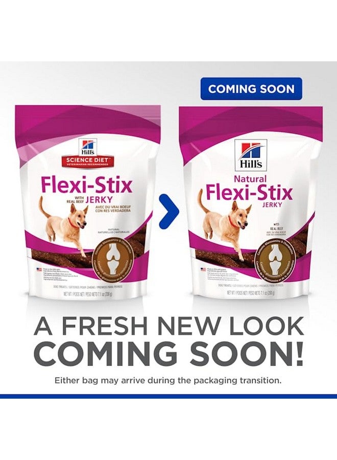 هيلز ناتشورال فليكسي ستيكس جيركي، لجميع مراحل الحياة، طعم رائع، مكافآت للكلاب، لحم بقري، كيس 7.1 أونصة - Image 2