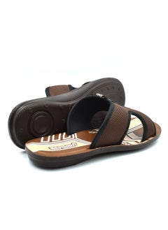 aerosoft AEROSOFT P4006 MEN'S BROWN SLIPPERS  - Image 3