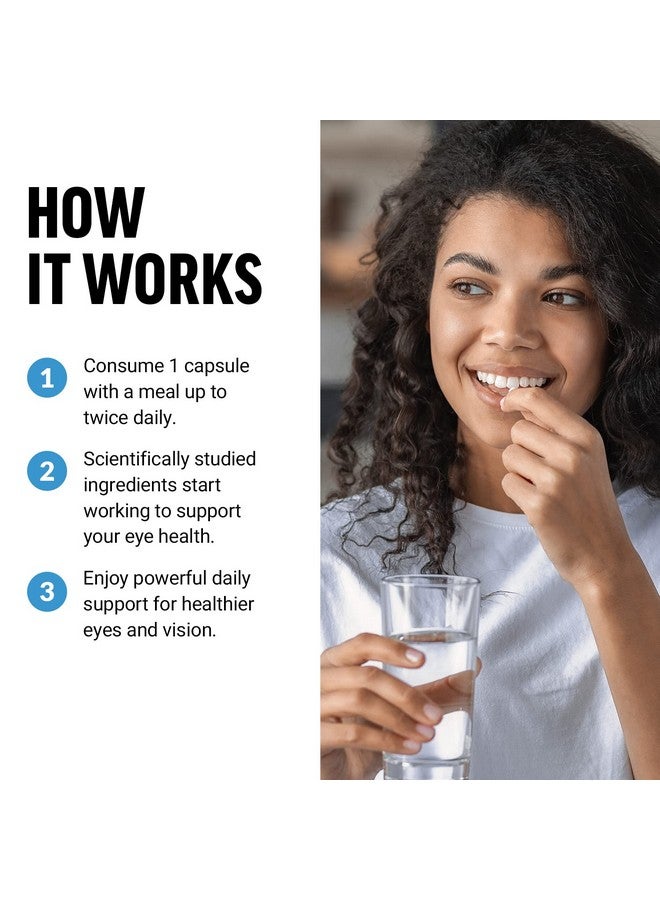 FORCE FACTOR Complete Eye Health, Clinical Strength Eye Vitamins with Lutein & Zeaxanthin to Support Vision, Eye Function, and Blue-Light Protection, Eye Health Supplements for Adults, 60 Capsules - Image 4