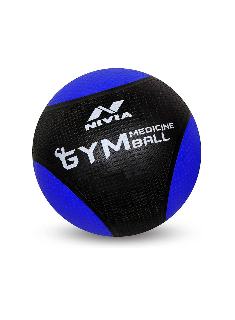 Nivia Medicine Ball of 3 Kg | Assorted | Material : Rubber | For Workouts, Strength Training, Pilates Therapy and Balance Training | Anti-Slip Ball for Adults, Men and Women - Image 1