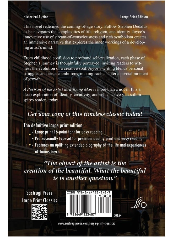 A Portrait of the Artist as a Young Man (Large Print, Annotated): Large Print Edition  - Image 2