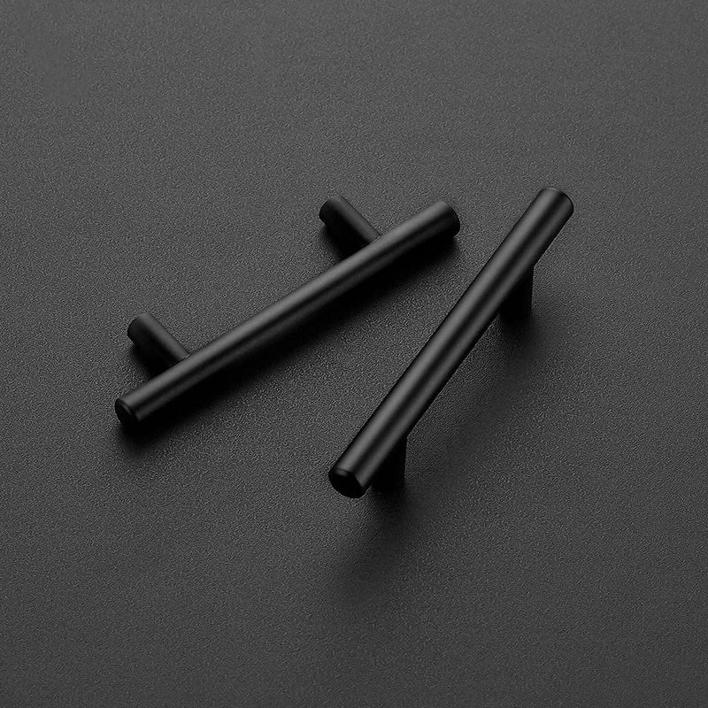 Atlantic Cabinet Pull Handle Black Coated Total Length 1220 inch HoletoHole 256 mm Pack of 4 - Image 2