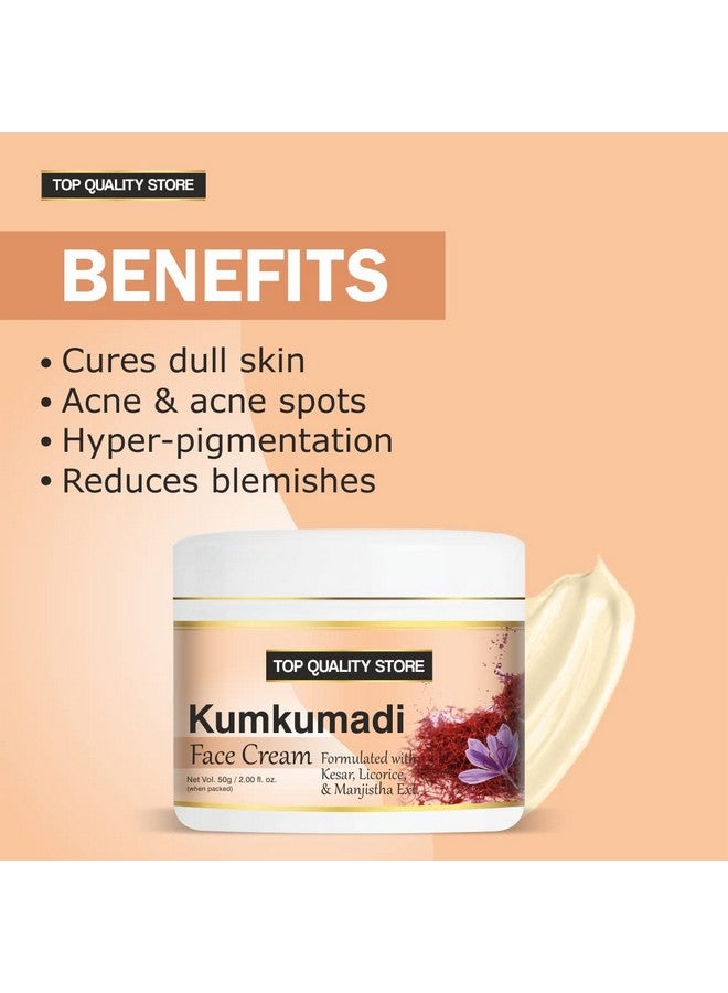 Top Quality Store Kumkumadi Face Cream Glutathione & Oats A Hydrating Glowing Rejuvenating Face Cream - Image 2