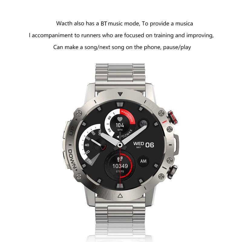 Smart Bracelet: 380 mAh Battery 7-10 Days Usage IP67 Waterproof - Health Monitor Fitness Tracker Smart Watch for Android iOS Men Women - Image 3