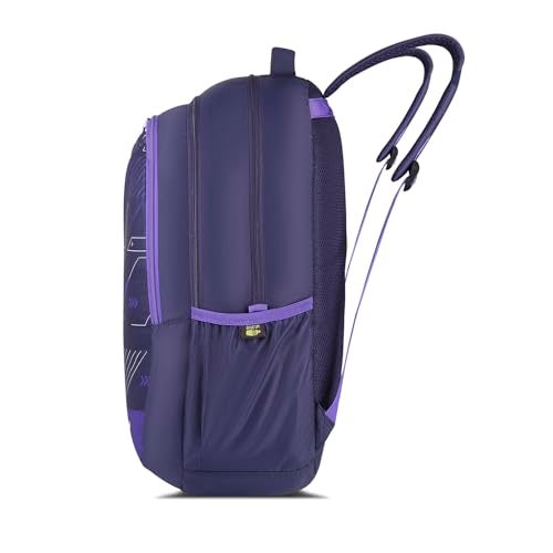 Skybags Flow Casual Backpack 37.5L, 3 Main Compartments, Bottle Pocket, Front Pocket, Padded Shoulder Straps with Rain Cover - Black - Image 3