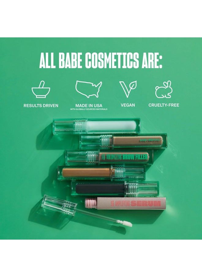 BABE ORIGINAL - Babe Original Brow Serum For Thicker Looking Eyebrows - Brow Serum with Peptides, Castor Oil, Biotin, Repairing Amino Acids | 3mL size - Image 1