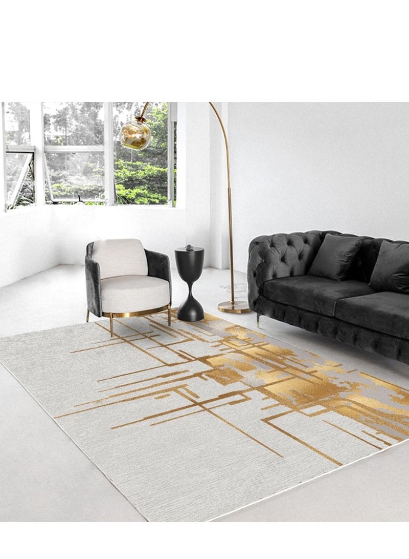 Sharpdo منطقة البساط السجاد غرفة المعيشة غرفة نوم السجاد والحصير مستطيلة ناعمة الملمس السجاد 160 * 230 سم - Image 1