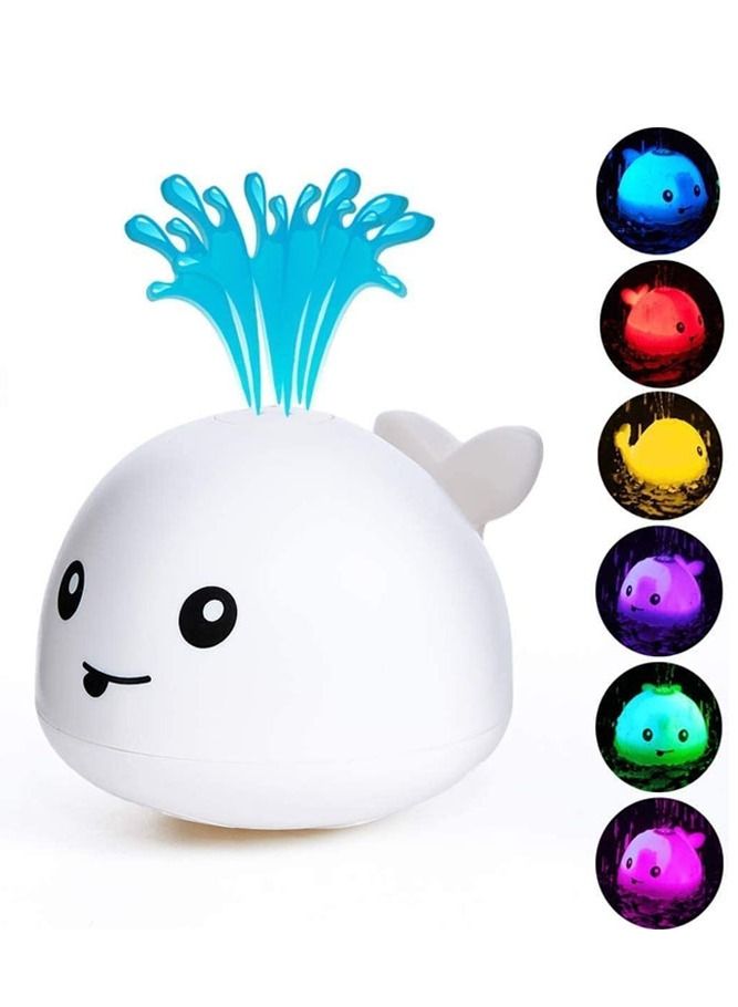 AMERTEER Interactive Baby Bath Toys Whale with Automatic Spray Water and LED Light for Fun n Engaging Time - Image 2