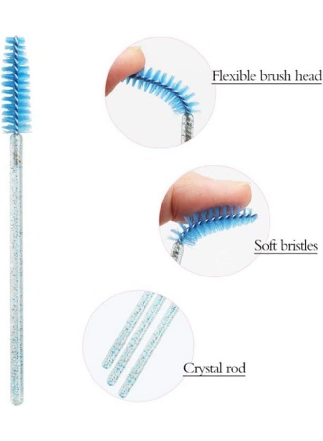 فرشاة ماسكارا للحواجب، فرشاة ماسكارا للرموش للاستخدام مرة واحدة، فرشاة تطبيق للحواجب (لون وردي) - Image 5