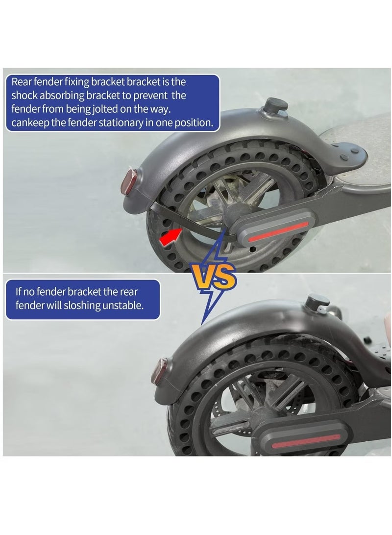 Ailily Scooter Rear Fender Compatible with for Xiaomi M365 / M365 Pro / 1S / Pro 2 / Essential, Support Mudguard Bracket Fenders Accessory for Xiaomi Electric Scooter - Image 4