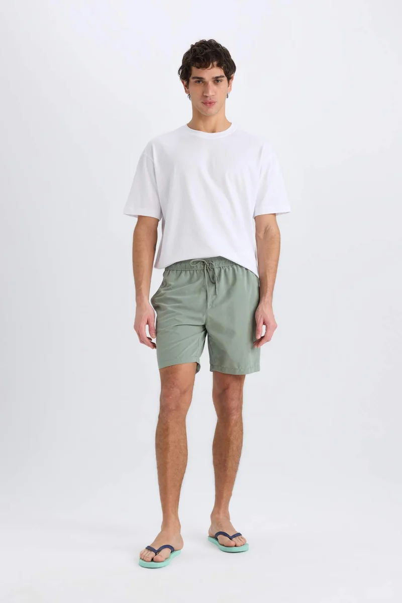 ديفاكتو Regular Fit Short Swim Shorts