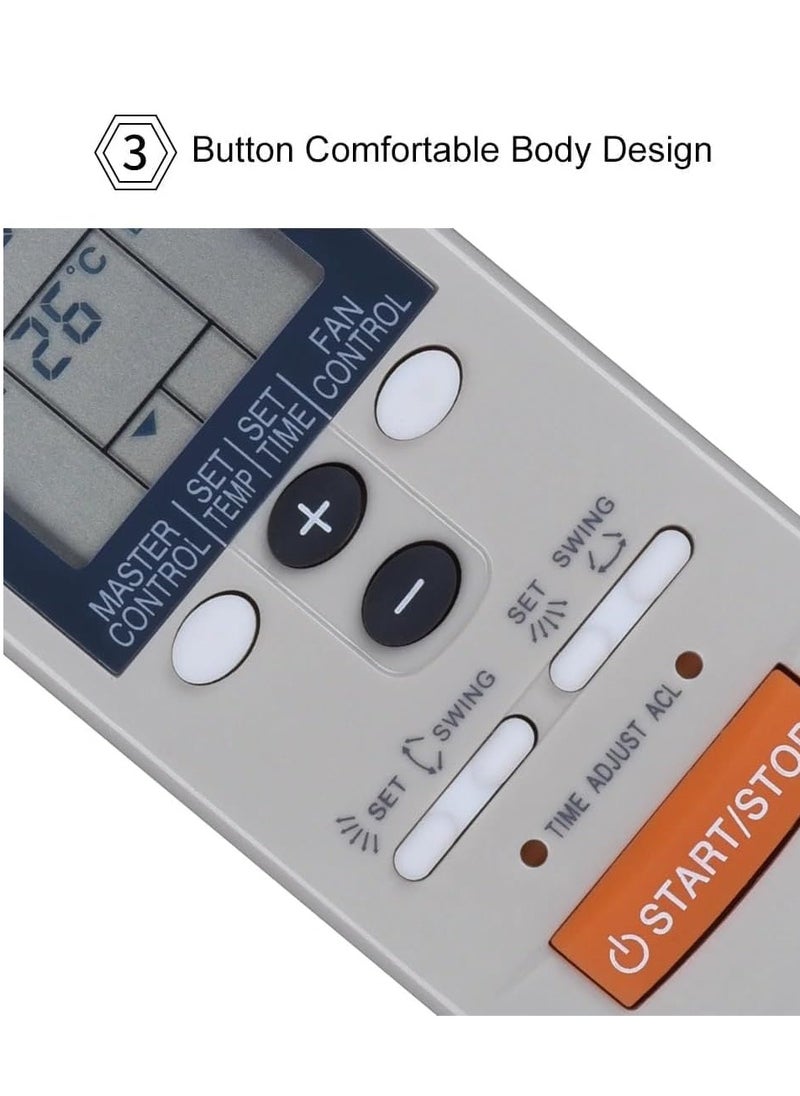 ELTRAZONE AC Remote Compatible with O General Split & Window AC – [Double Set-Swing] [Model: AC-47] – Reliable, Easy-to-Use, Efficient Temperature Control  - Image 4